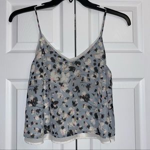 Floral Patterned Tank Top